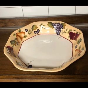 Vintage Home interiors Sonoma Villa collection Large Rice Bowl
